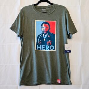 Triple Nikel Hero Military Dark Green Short Sleeve Tee Size Medium